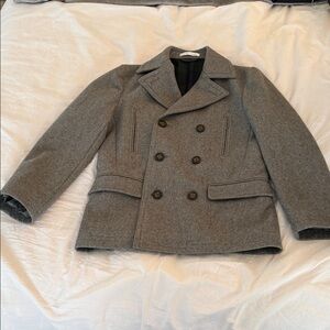 Lauren Ralph Lauren Kids Gray Pea Coat